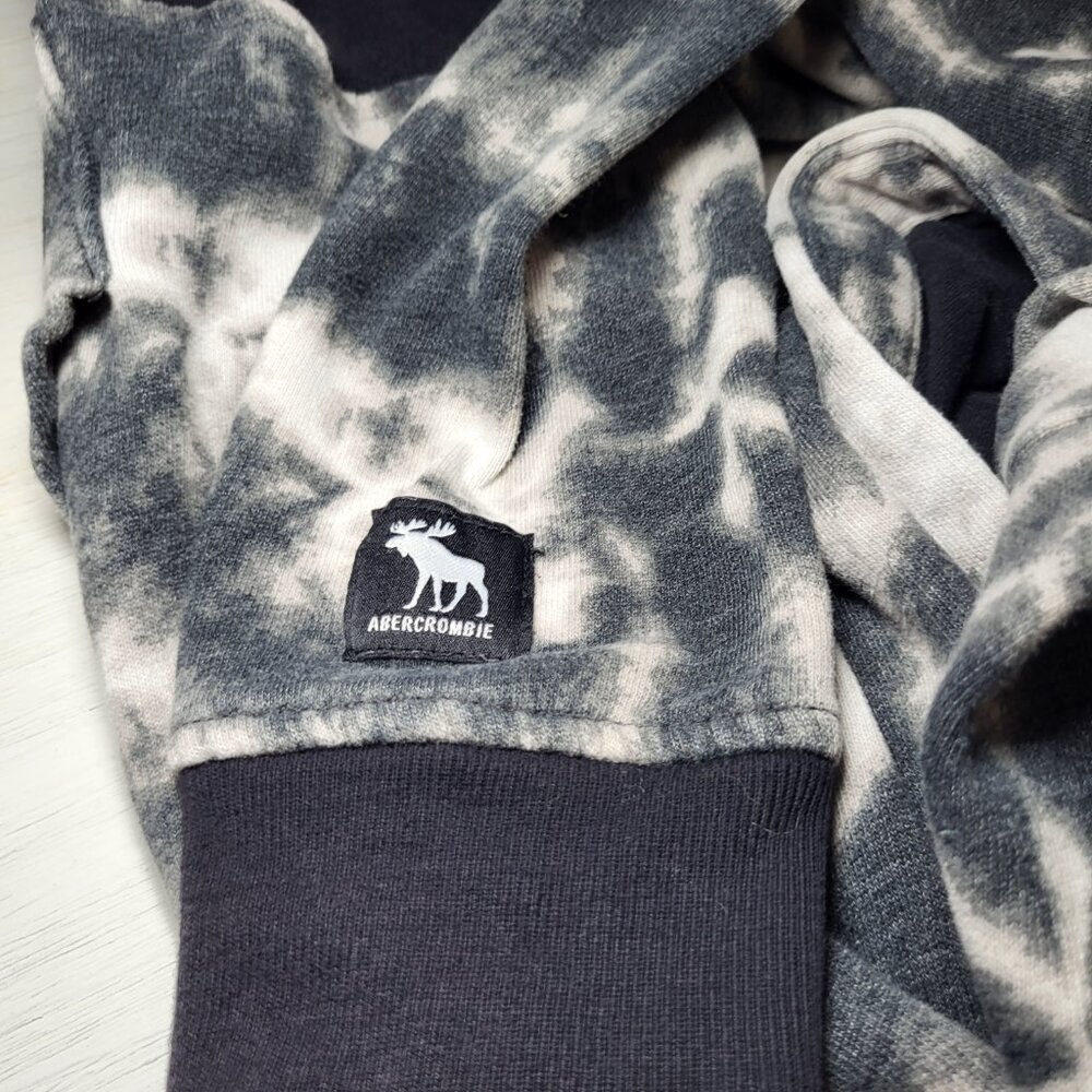 Abercrombie Kids Hoodie Tie Dyed Sweatshirt Moose Logo Unisex Size 15/16. - Picture 4 of 6